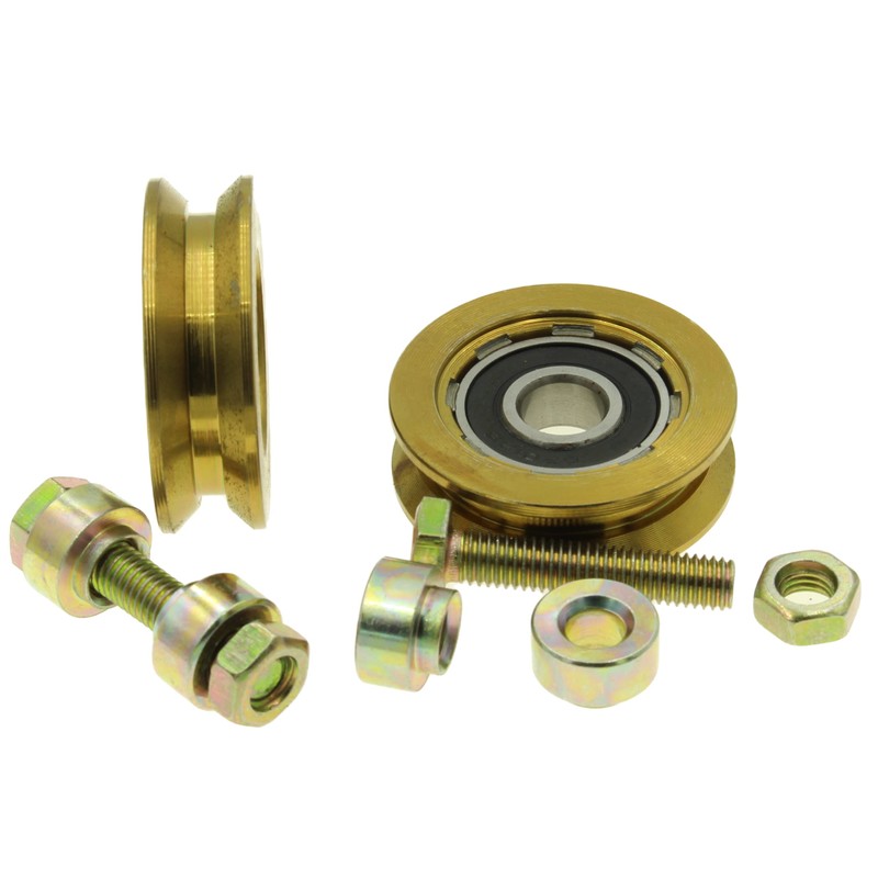 (V50-8) Pack of 2 Sliding gate Wheels Pulley Wheels V