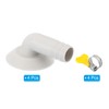 PATIKIL 18mm Air Conditioner Drain Hose Connector, 4 Pcs Universal