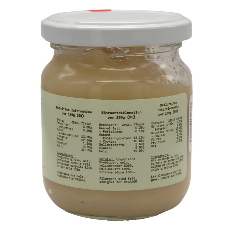 Menol Spices Garlic Paste 210g, Produced in EU (Hungary), Garlic