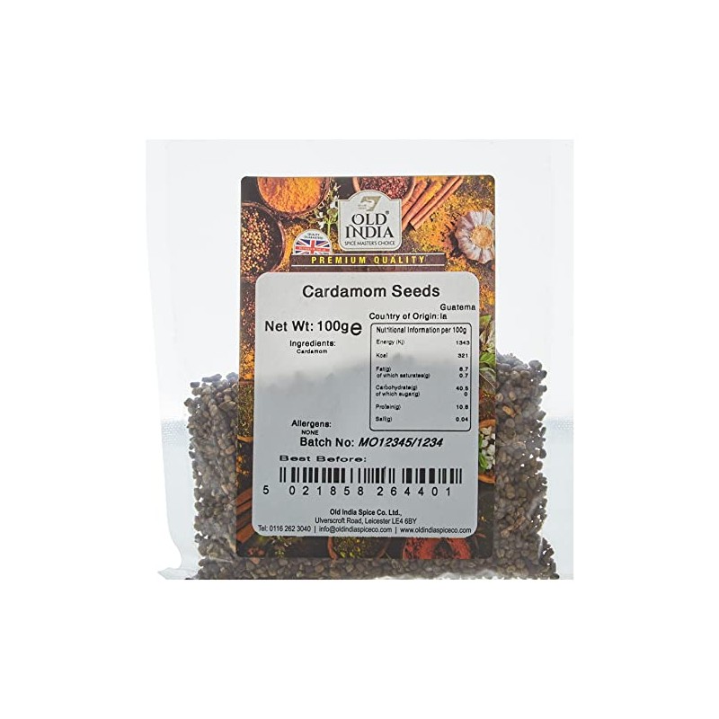 Old India Cardamom Seeds 100g