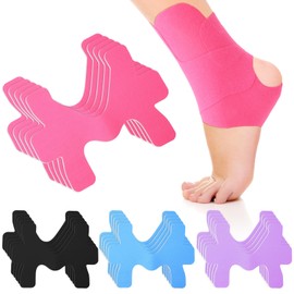 Burbell 20 Pcs Precut Kinesiology Tape for Knees Athletic Colorful Ankle Tape Precut Nude Waterproof