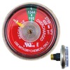 195 PSI Dry Chemical Fire Extinguisher Pressure Gauge | Replacement