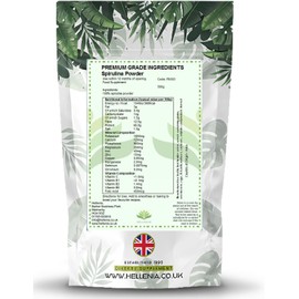 Pure Spirulina Powder 500g - Superfood Powder for Energy, Immunity, & Detox | 100% Natural Spirulina | Premium Grade Ingredients | Pouch with Scoop - 500 Grams