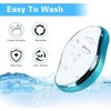 Juego de 2 gomas de pelo de cristal reutilizables para