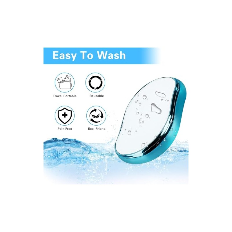 Juego de 2 gomas de pelo de cristal reutilizables para