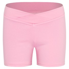 tanzmuster ® Abby Girls' Ballet Shorts (Size 92-170) Made of Soft Cotton Fabric Shorts for Children's Ballet, pink
