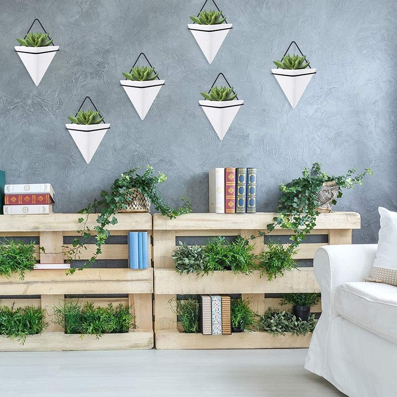 2 x Hanging Flower Pot, Flower Pot, Wall Decoration, Wall