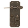 Antique Handles Plum Orchid Bamboo Chrysanthemum Chinese Retro Antique Brass