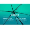 Waterfront BCSFA-3F53-UH-TB Folding Umbrella, Parasol, Rain Umbrella, Light Carbon, Turquoise/Blue,