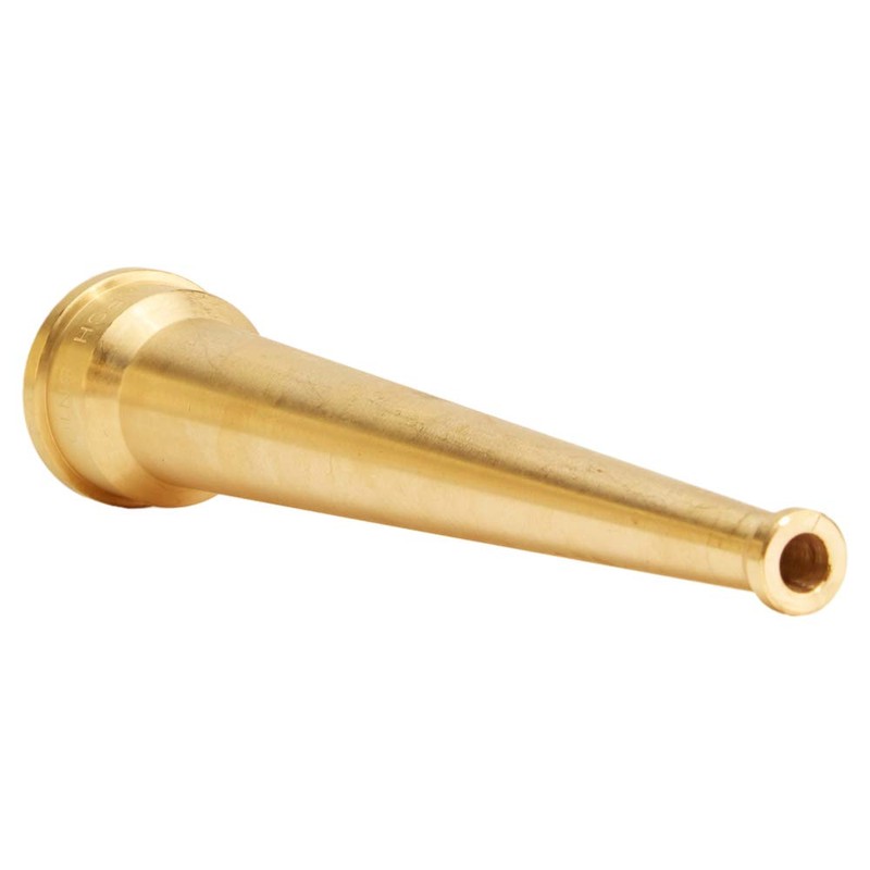 1" Brass Industrial Smooth Bore Fire Nozzle (NPSH)