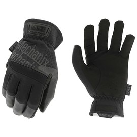 Mechanix Wear: FastFit - Guantes tácticos con puño elástico para un ajuste seguro, guantes de trabajo con agarre flexible para múltiples usos, guantes de seguridad duraderos con visualización táctil para hombres (negro, S)
