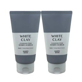 해피바스 화이트클레이 모공 클렌징폼 150g 2개 Happy Bath White Clay Pore Cleansing Foam 150g 2pcs