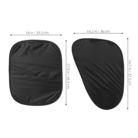 ULTECHNOVO 4Pcs Car Privacy Shades UV Protection Heat Insulation Side Window Covers for Vehicle Interior Easy Installation Car Window Curtains for Front Rear Windows Suitable