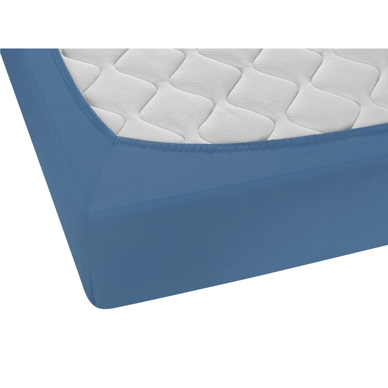 Biberna 0077144 fine jersey fitted sheet (mattress height max. 22