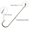 Fly Tying Hooks Aberdeen Hooks, 150pcs Streamer Fly Hooks Trout