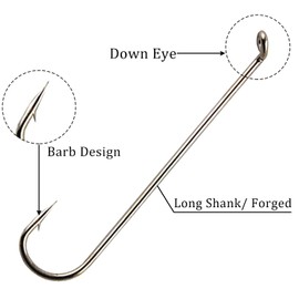 Fly Tying Hooks Aberdeen Hooks, 150pcs Streamer Fly Hooks Trout Hooks Dry Fly Fishing Hooks High Carbon Steel Long Shank Jig Hooks Dry Nymph Strimp&Pupa Pupa& Larva jig Fly Hooks