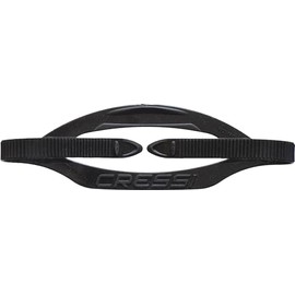 Cressi Unisex's Replacement Strap for Mask, Black, 17 mm
