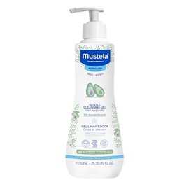 Mustela Gel de Limpieza Suave para Bebé - Jabón para el Cabello y Cuerpo del Bebé - con Aguacate Natural Fortificado con Vitamina B5 - Fórmula Biodegradable y Sin Lágrimas - Paquete de 1 o 2 - Varios