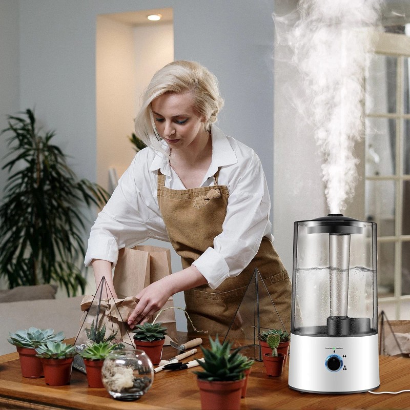 Dreyoo Reptile Humidifier Fogger, 4L Cool Mist Fog Mister with