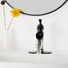 Waterfall Bathroom Faucet GGStudy Black Single Handle One Hole Farmhouse