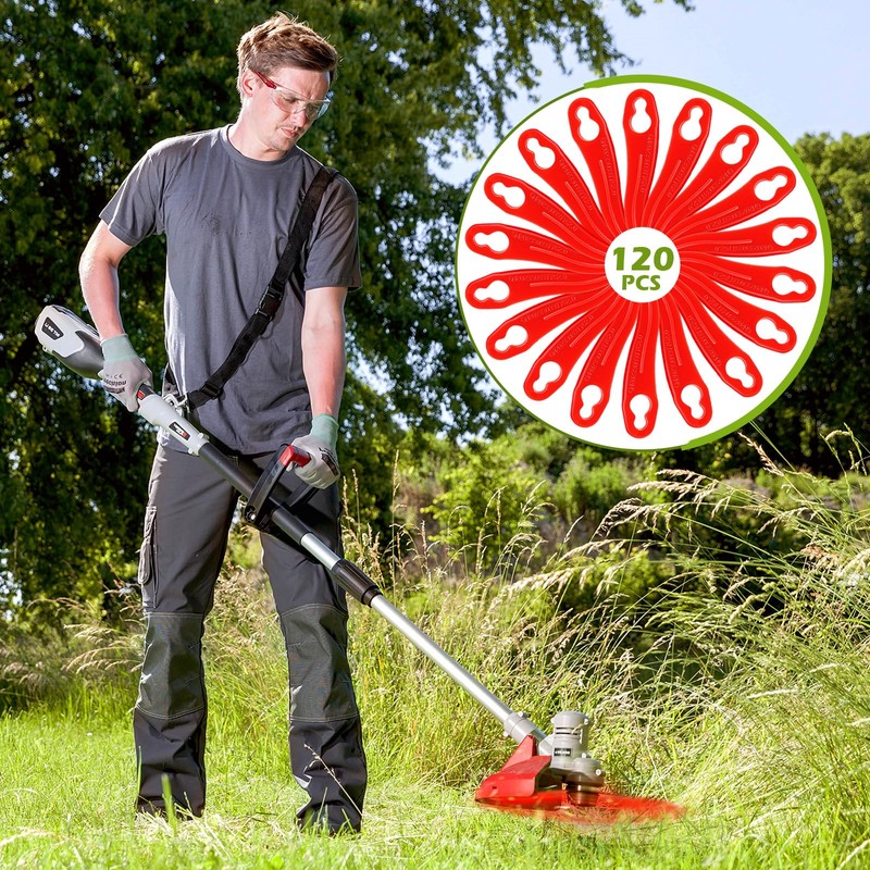 Pack of 120 grass trimmer blades, replacement blades, grass trimmer,