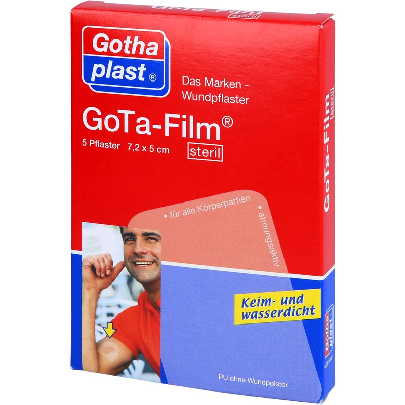 GOTA Film Sterile 7.2 x 5 cm Plaster Pack of