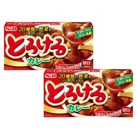 S＆B "Torokeru Curry" Japanese Curry sauce mix Mild ×2 With MAIKO sticker Pio big bazar