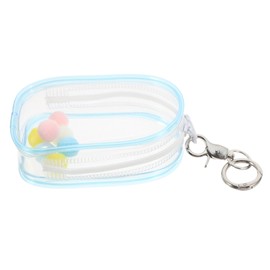 ULTECHNOVO Portable Zipper Closure Doll Display Organizer Clear Dustproof Bag for Collectibles Mini Figures and Dolls the Go Storage