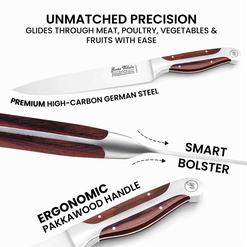 Gunter Wilhelm 8" Carving Knife – Brisket Carving Knives for