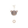 Jollein 043-001-67078 Fabric Musical Toy Bear Grey/Brown