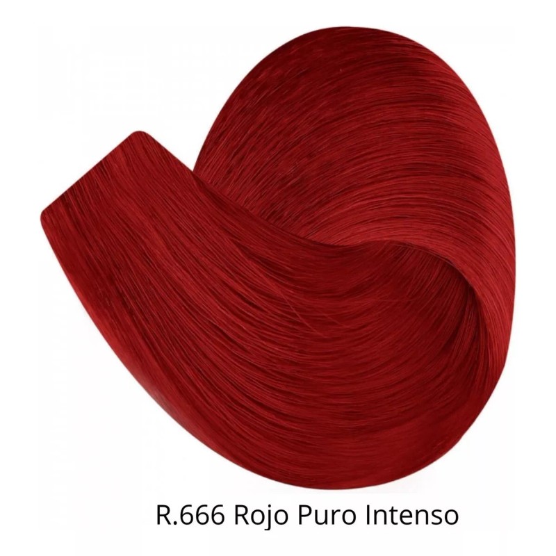 Color Tech Tinte Recargado R.666 Rojo Puro Intenso 90g