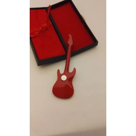 East Sound Miniature Wood Guitar, 4.7"  Magnetic for Refrigerator