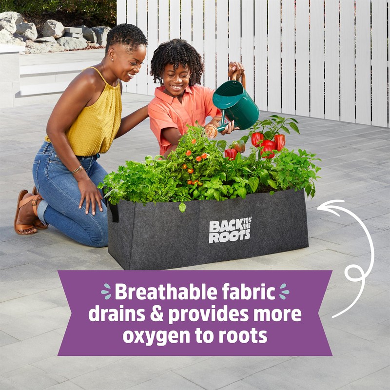 Back to the Roots Breathable Raised Bed (Provides More Oxygen