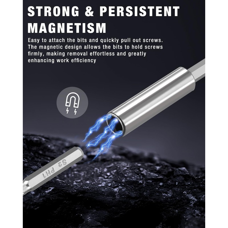 WORKPRO Precision Screwdriver Sets, 44-in-1 Multi-Bit Manual Screwdriver Set, Mini
