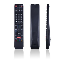 JISOWA Remote Control for Sharp AQUOS TV LC-46LE835U LC-40LE820UN LC-52LE920U LC-60LE660U LC-60LE831U LC-60C6500U LC-60UQ17U LC-70LE655U LC-70LE745U LC-70UD1U LC-70C6500U LC-80LE657U Replacement