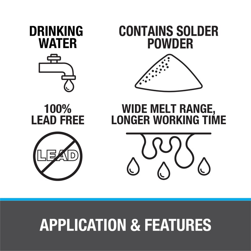Oatey 50683 1/4lb Silver Safe Flo Solder