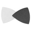 TA-VIGOR 30Pcs 80 Grit Triangular Sandpaper, 90mm Hook and Loop