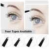 Brencco Precision Tweezers Set of 4 Stainless Steel Professional Eyebrow