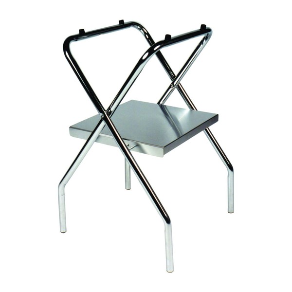 CSL 1054S-C-1 Folding Tray Stand with Shelf, 30" High
