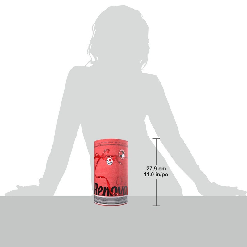 Renova Red Label 2000067135 - Toallas, color rojo