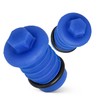 Pressure Test Plug 16mm PEX Blue Thread End Leakage Test