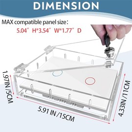 Funda para interruptor de luz, a prueba de bebé, protector de placa de seguridad para niños, caja de enchufe de pared, caja protectora eléctrica para niños se adapta a todos los
