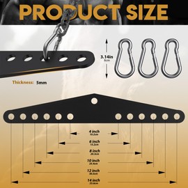 AIYOTAR Double to Single Pulley Adaptor Plate, Double to Single D Handle Cable Weight Workout Pulley System Adaptor, Double to Single Adaptor Plate Lat T Bar Row Pull Up Down, LAT Pull Down Attachment