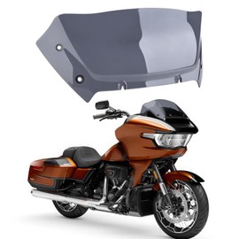 Kiawnia 9" Windshield, Windscreen Air Deflector Compatible for Harley Road Glide CVO FLTRXSE 2023-2024 (Smoke)