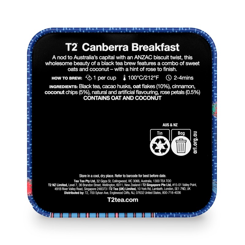 T2 Canberra Breakfast Black Tea, Black Teabags in T2 Icon