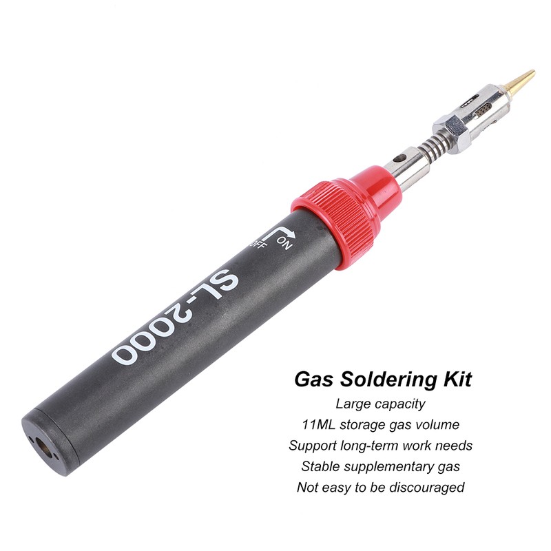 Gas Soldering Kit 5‑in‑1 Pure Butane Soldering Iron Multiple Tips