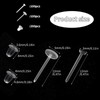 400 Pcs Clear Earrings, Plastic Earrings Clear Ear Pins and