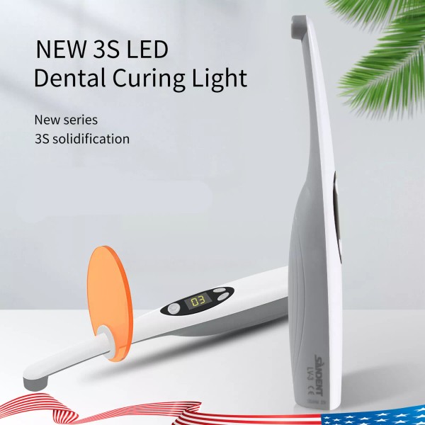 Unbranded Dental Cordless Led Curing Light 3 Second iLED Cure
