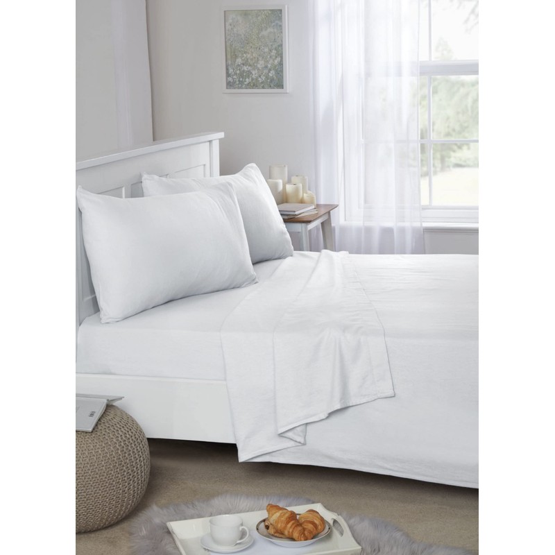 Lex's Linens Extra Large White, 100% Cotton Pillowcase Pair 22"