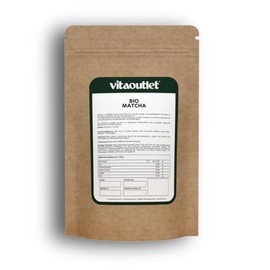 vitaoutlet Organic Matcha, 100% Pure, Organic Matcha Powder, Rich in Antioxidants and Natural Caffeine, Vegan, Gently Processed & No Additives